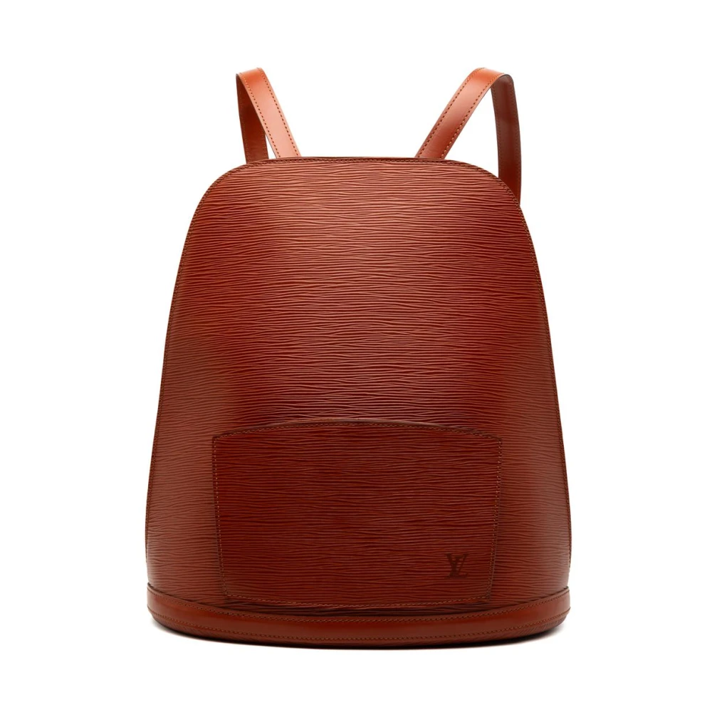 Louis Vuitton Vintage Women's Brown Pre-Owned Leather Backpack