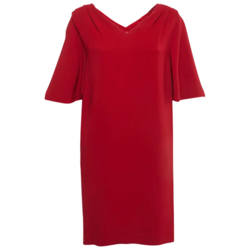 Stella McCartney Pre-owned Fabric dresses Red Dames