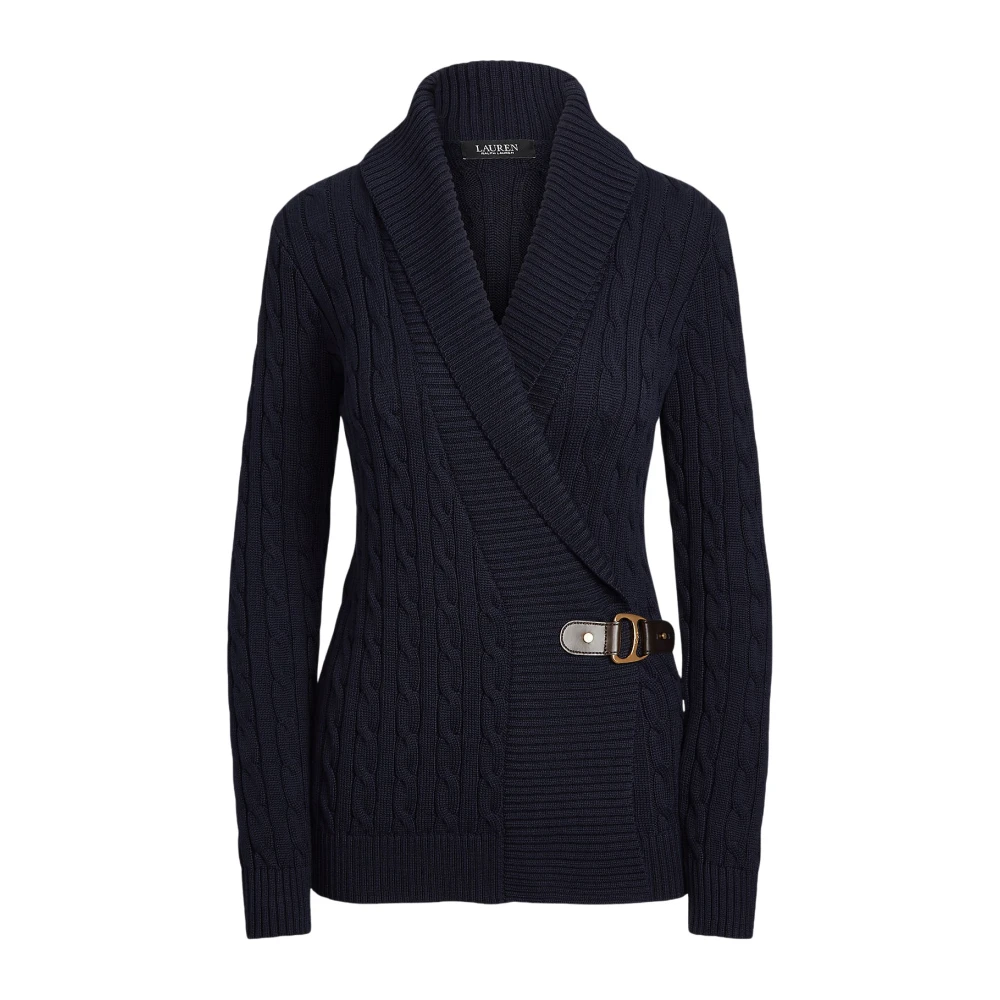 Ralph Lauren Donkerblauwe Buckled Sweater Blue Dames