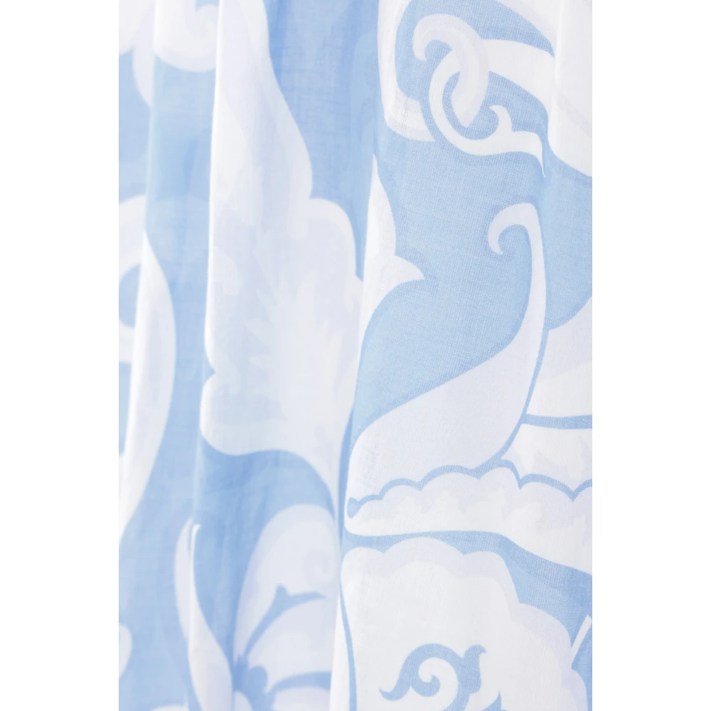 ETRO Paisley Print Lange Katoenen Rok Multicolor Dames
