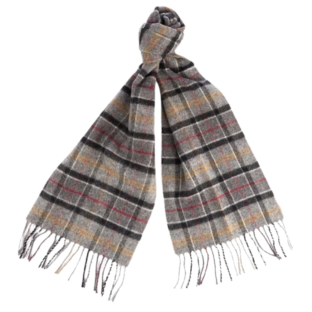 Barbour Zachte Lamswol Sjaal Gray Heren