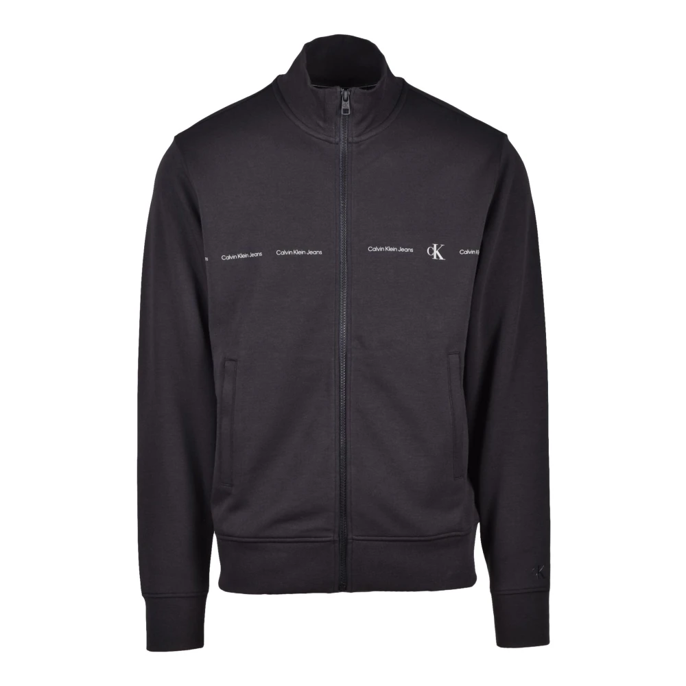Calvin Klein Jeans Comfortabele Katoenmix Sweater Black Heren