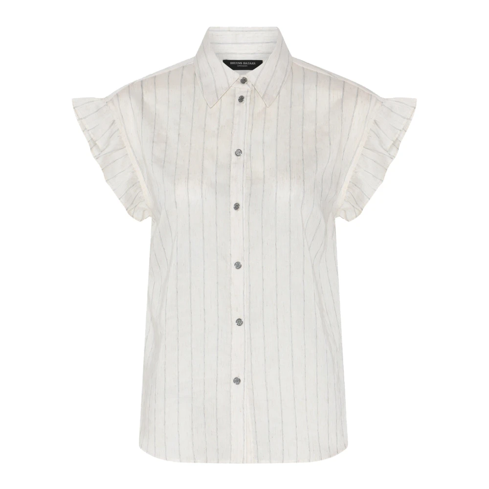 Bruuns Bazaar Women's White Shirts, 2XL, Coccobbbilla Shirt