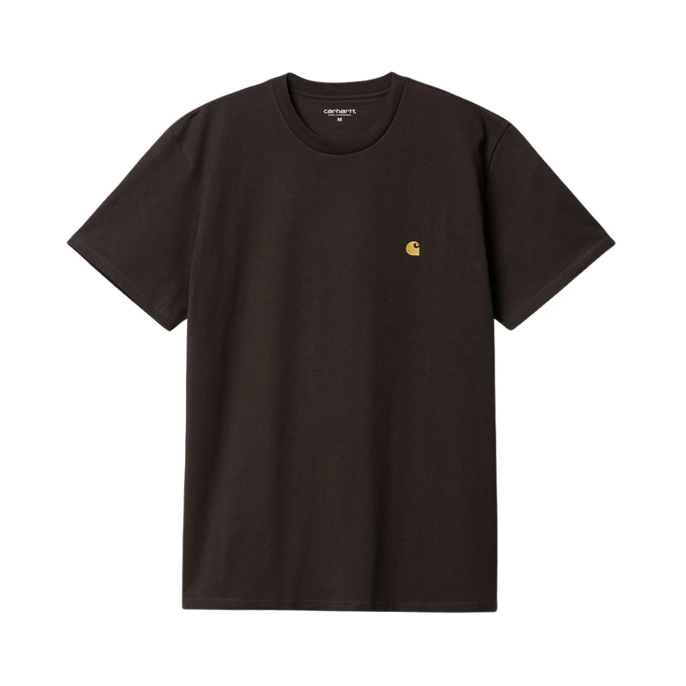 Carhartt WIP Minimalistisch Chase T-Shirt Brown Heren