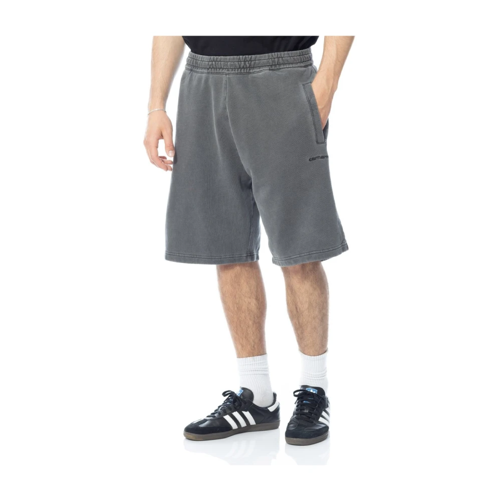 Carhartt WIP Casual Duster Sweat Shorts Gray Heren