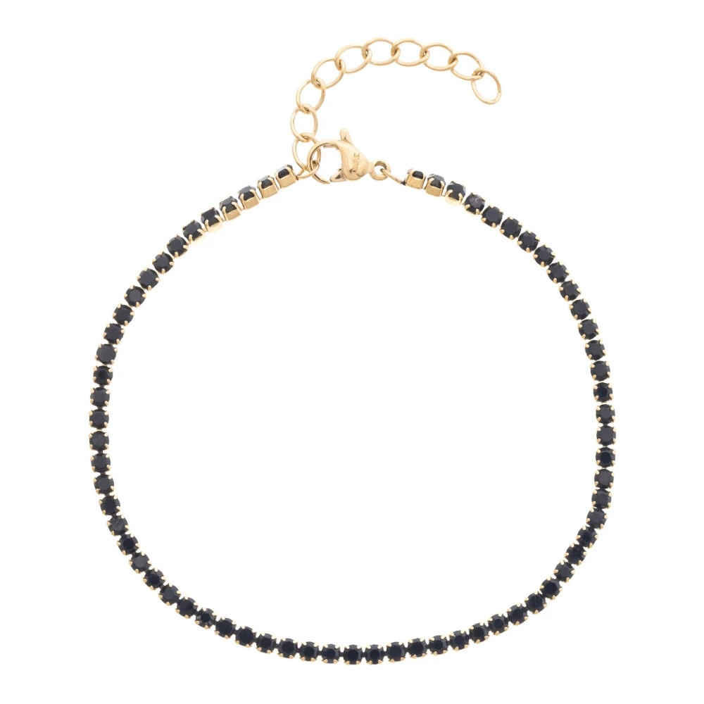 Tennis Chain Bracelet 2 MM Black