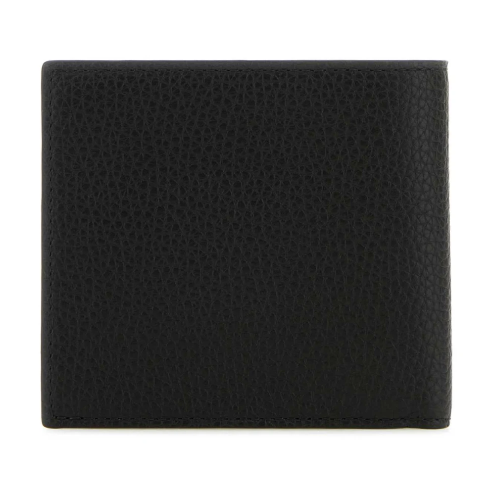 Bally Klassieke Zwarte Leren Portemonnee Black Heren