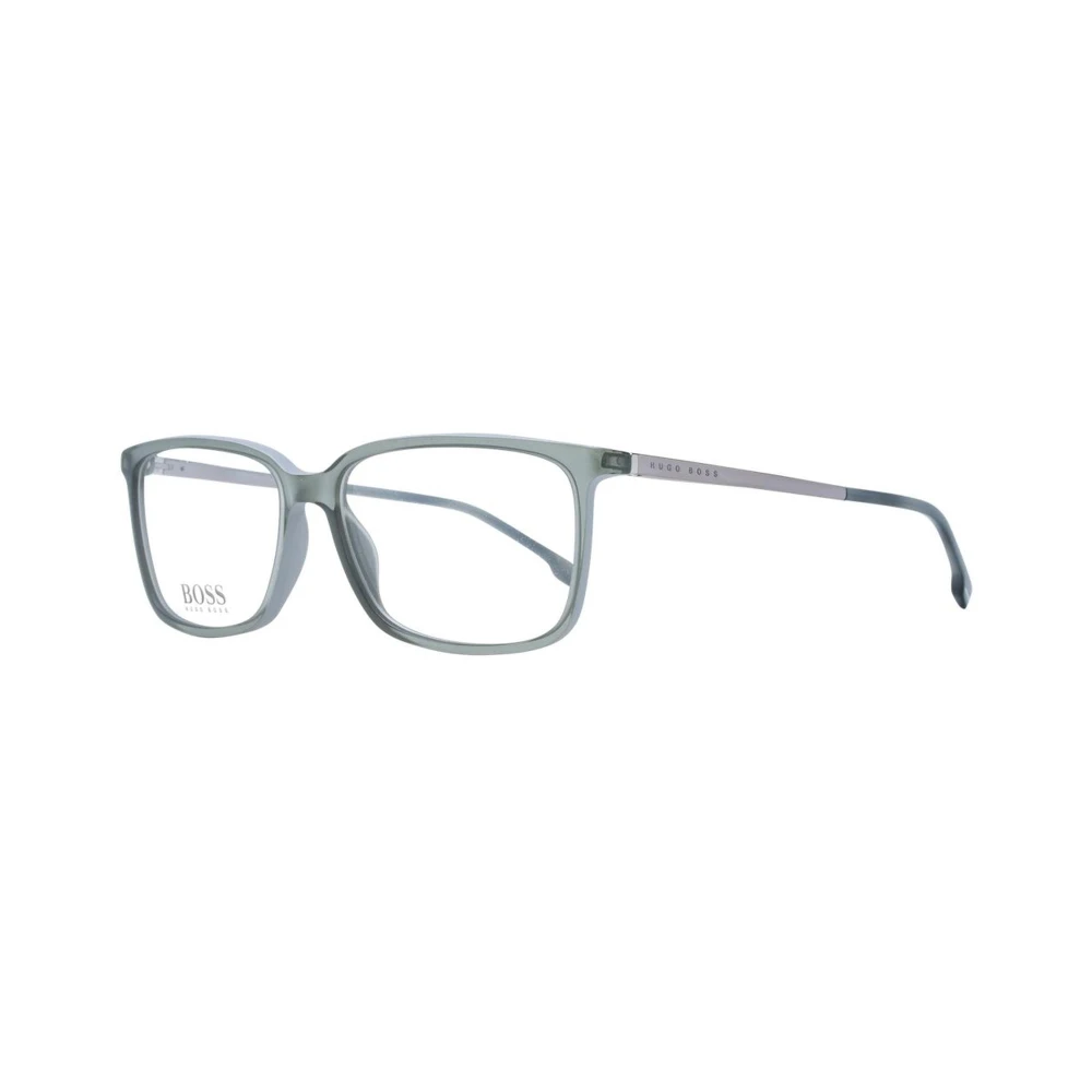 Hugo Boss Groene Vierkante Brilmonturen Acetaat Gray Heren