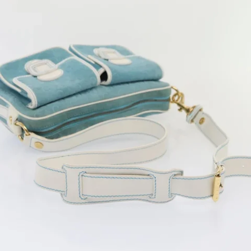 Celine Vintage Pre-owned Canvas celine-bags Blue Dames