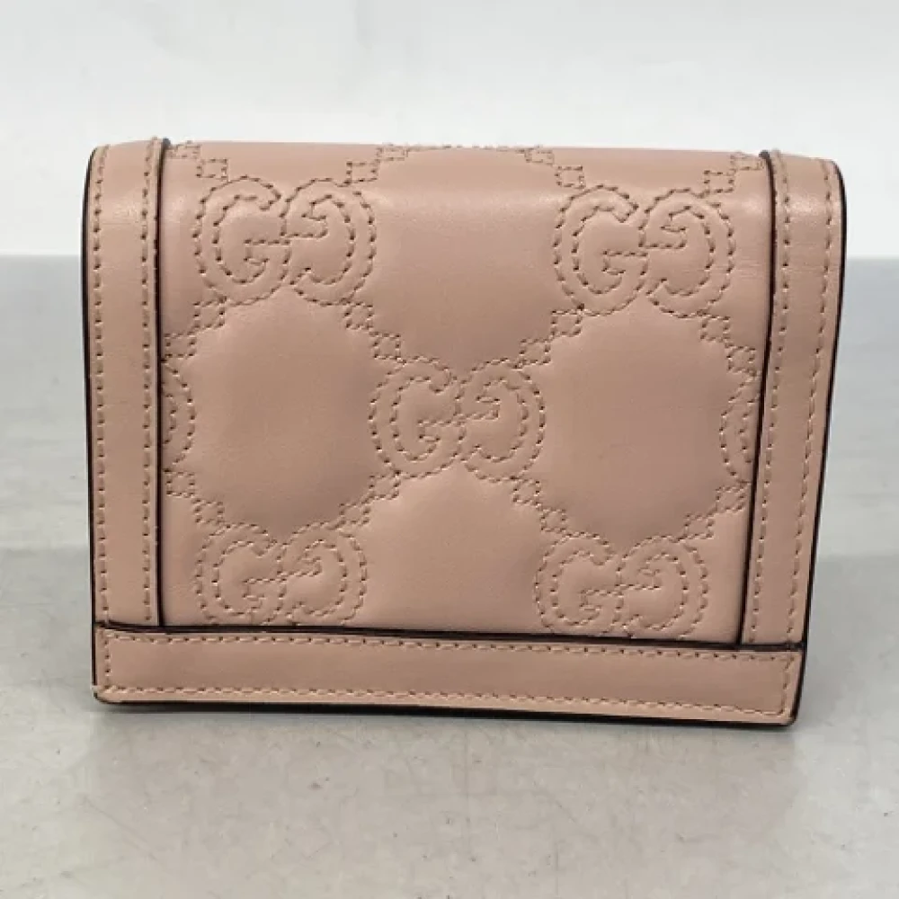 Gucci Vintage Pre-owned Leather wallets Pink Dames