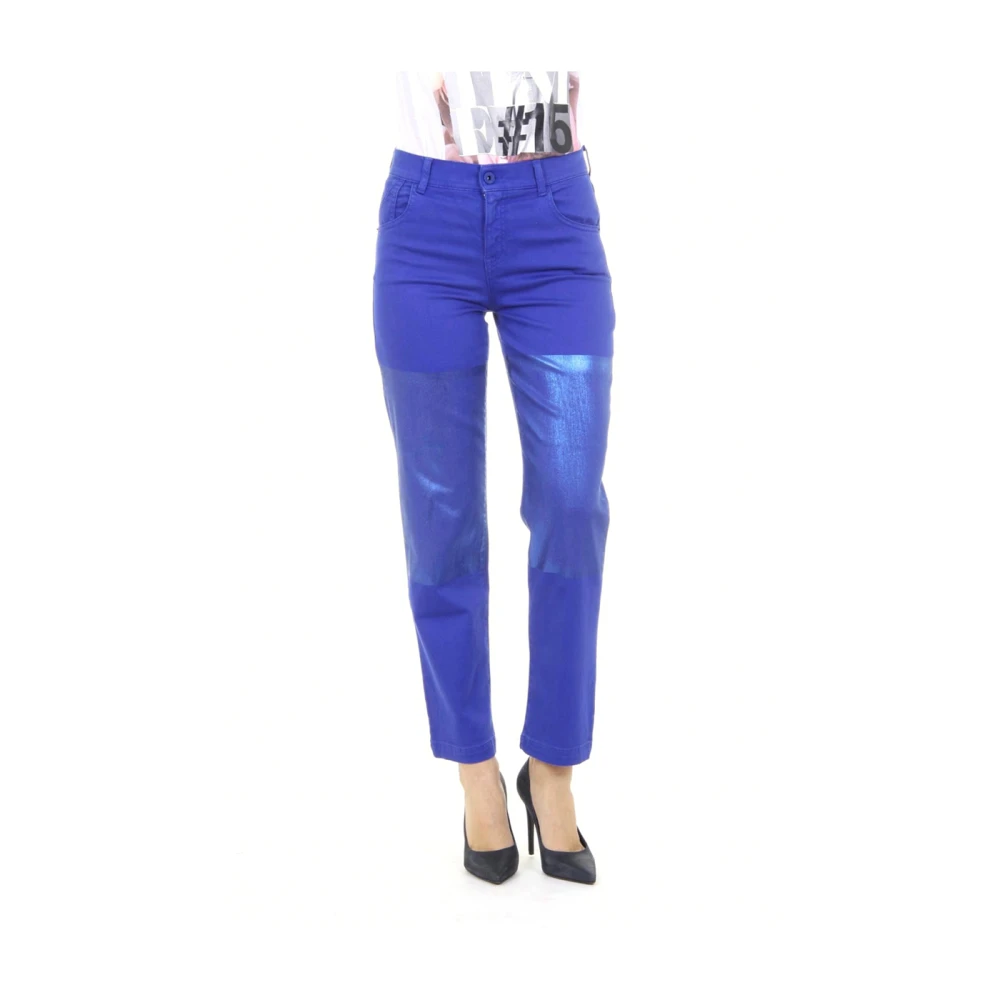 Emporio Armani Italiaanse Dames Jeans Hoge Kwaliteit Blue Dames