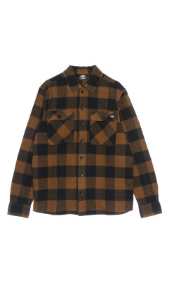 brown-duck-flannel-long-sleeve-shirt