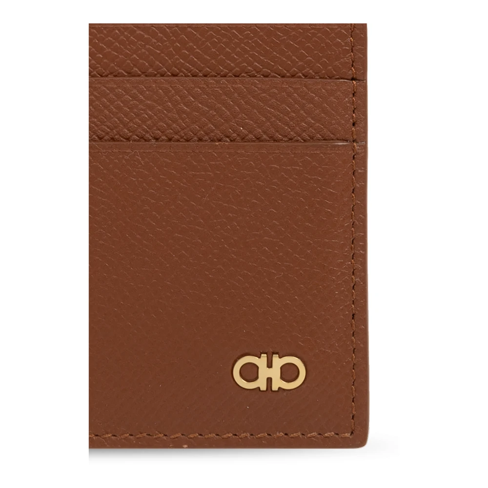 Salvatore Ferragamo Kaarthouder Brown Heren