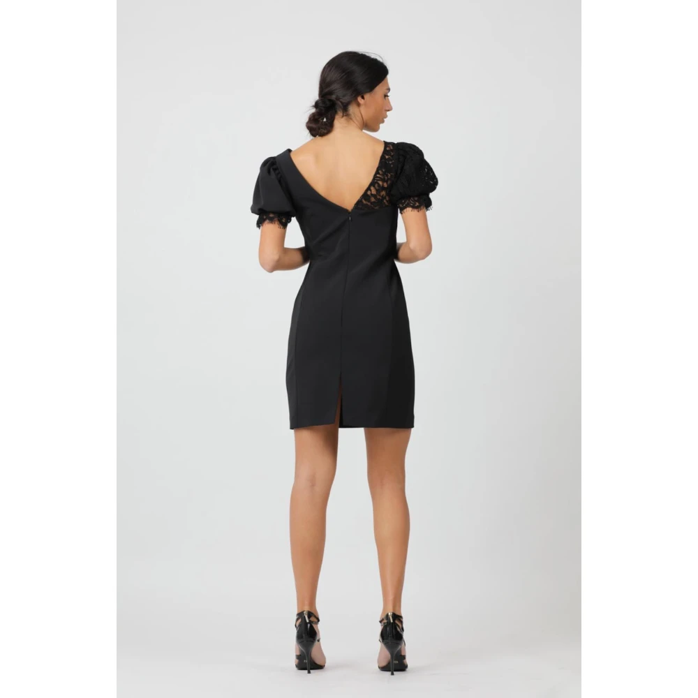 pinko Elegante Jurk Black Dames