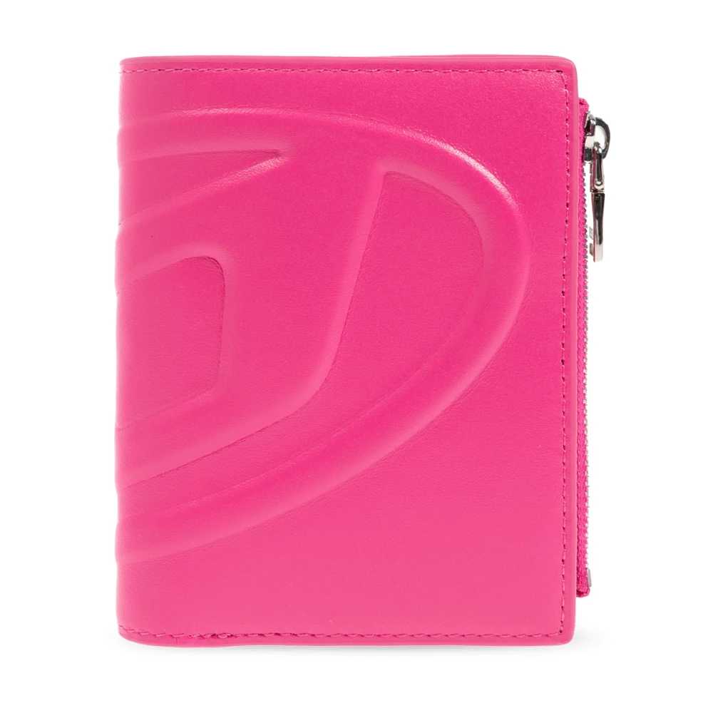 Diesel Portemonnee met logo Pink Dames
