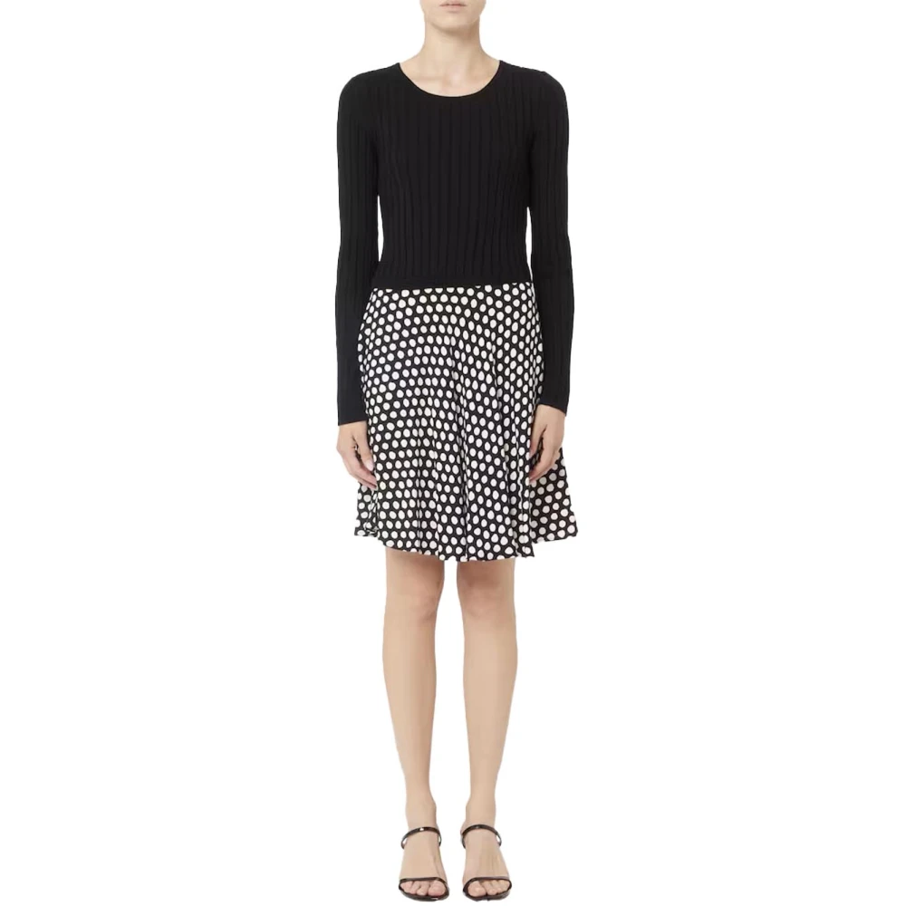 Pennyblack Viscose jurk met geribbelde top Multicolor Dames