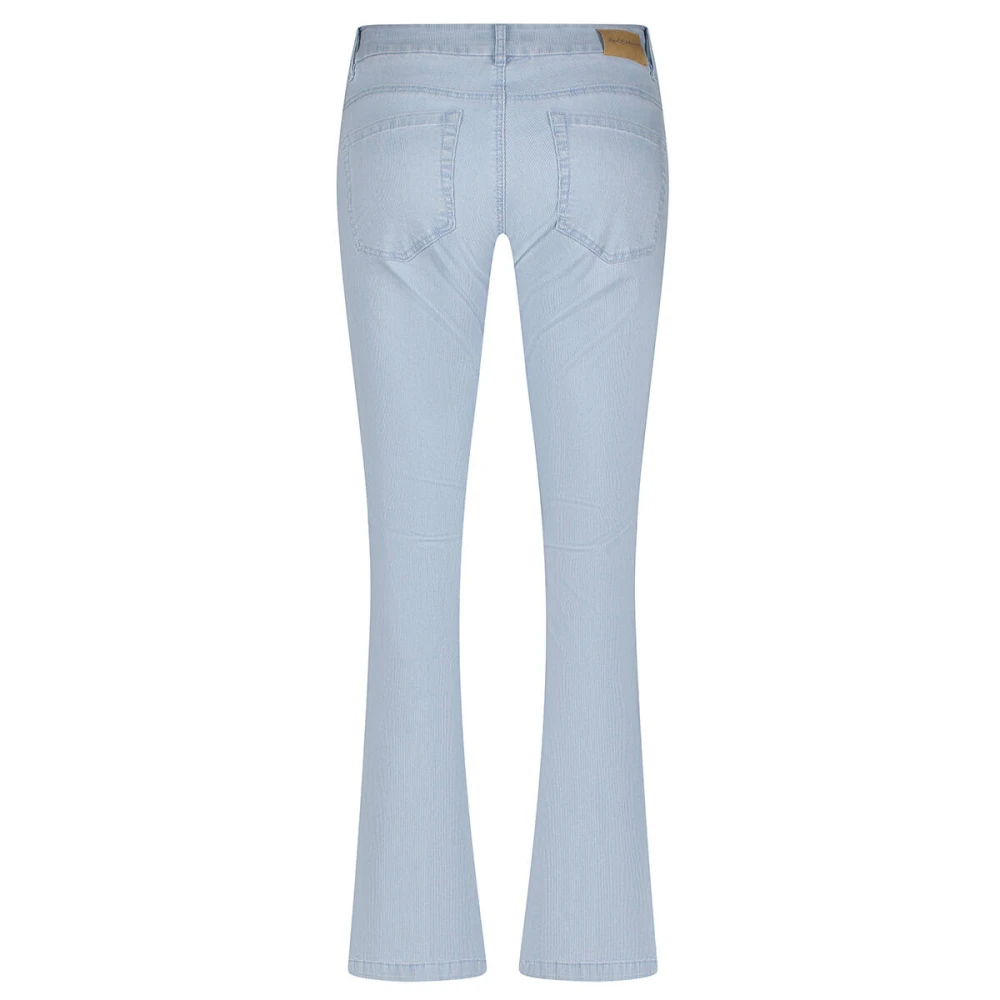 Red Button Chambray Bibette Stijlvolle Broek Blue Dames
