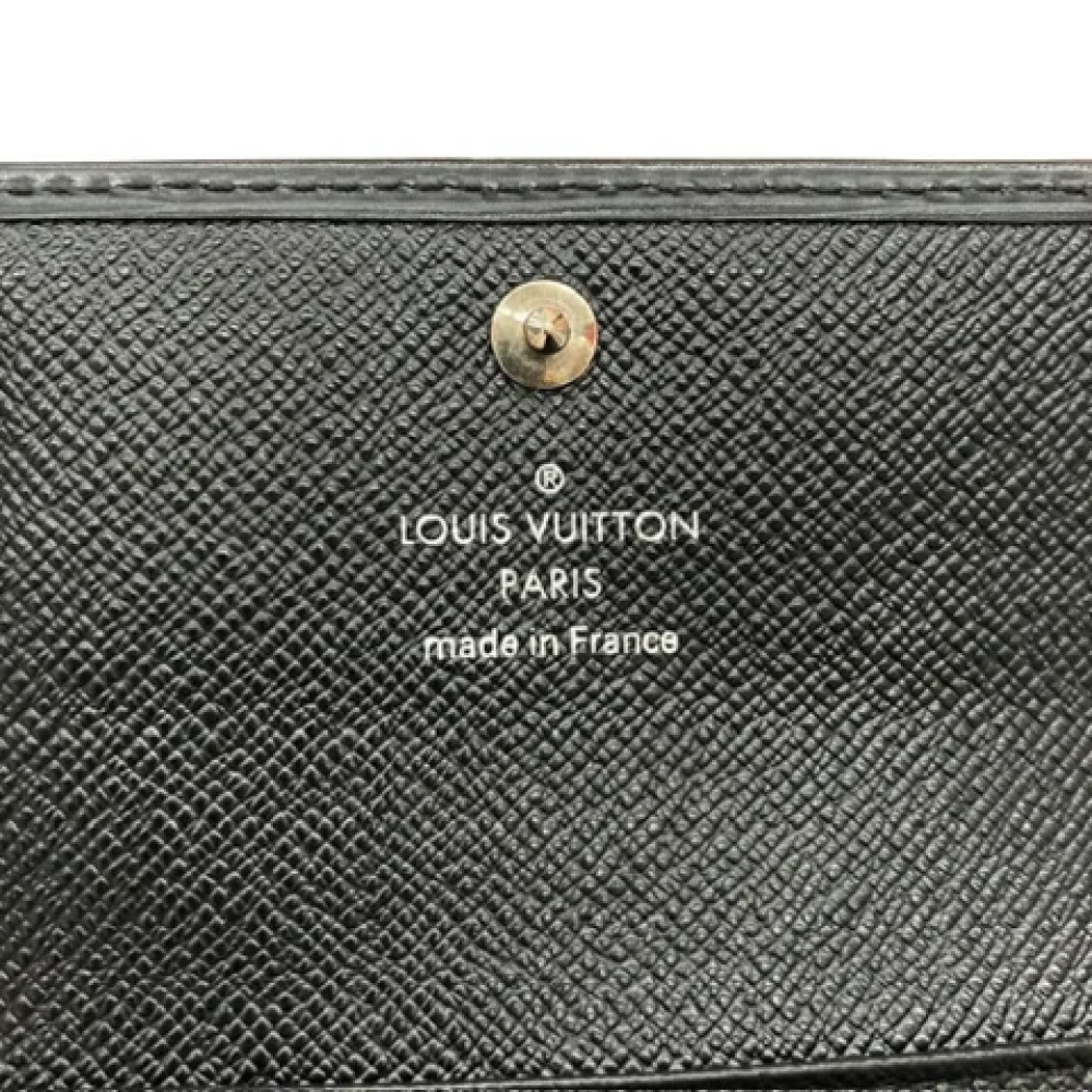 Louis Vuitton Vintage Pre-owned Leather key-holders Black Dames