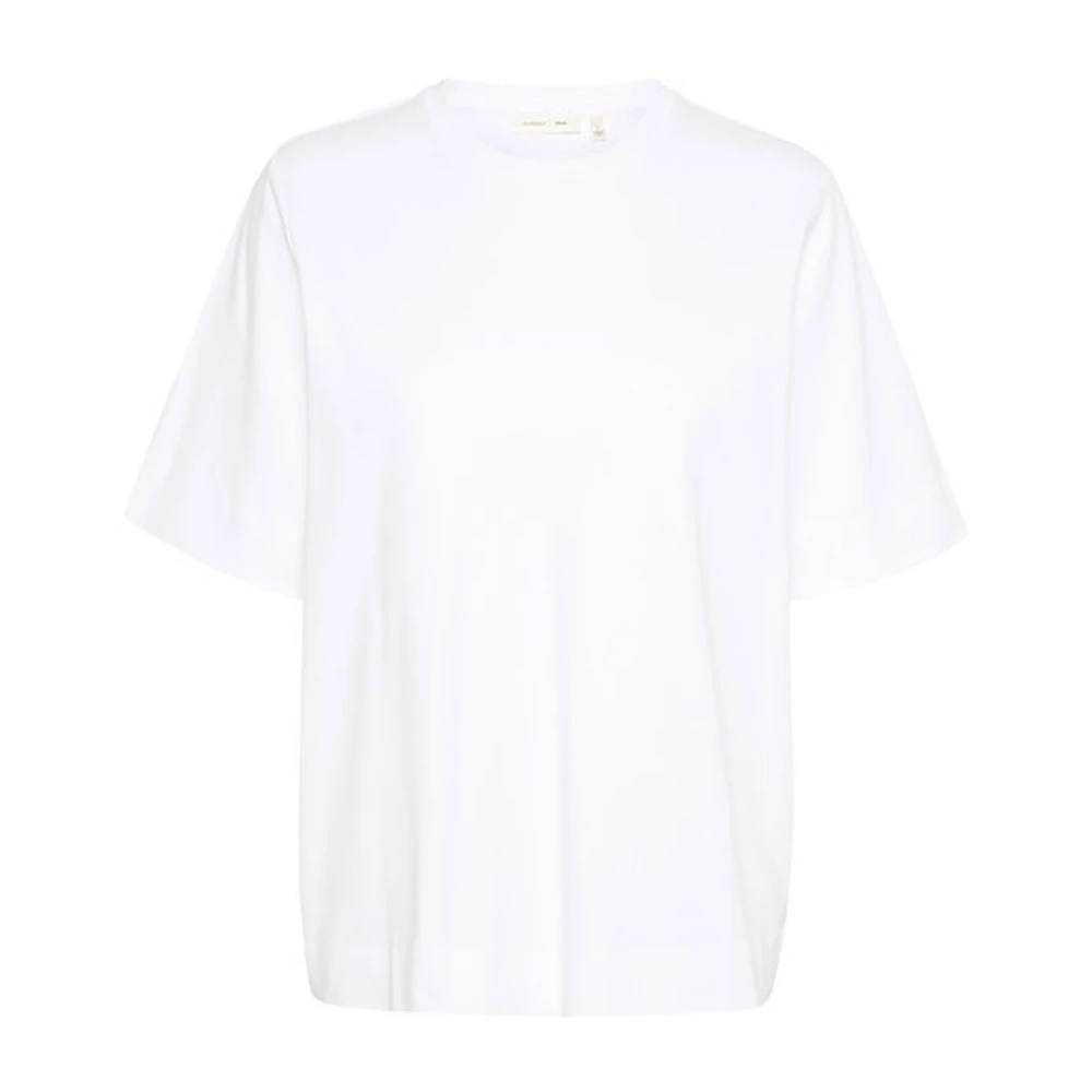 InWear Boxy Top T-Shirt Pure White White, Dam