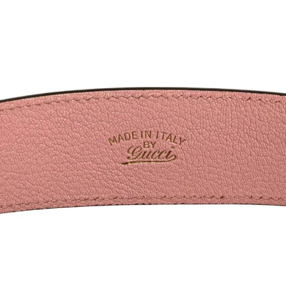 Gucci Vintage Pre-owned Leather gucci-bags Pink Dames