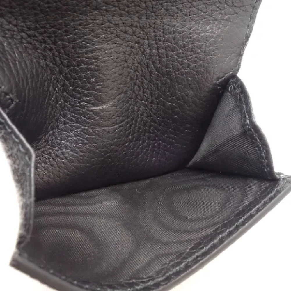 Gucci Vintage Pre-owned Leather wallets Black Dames