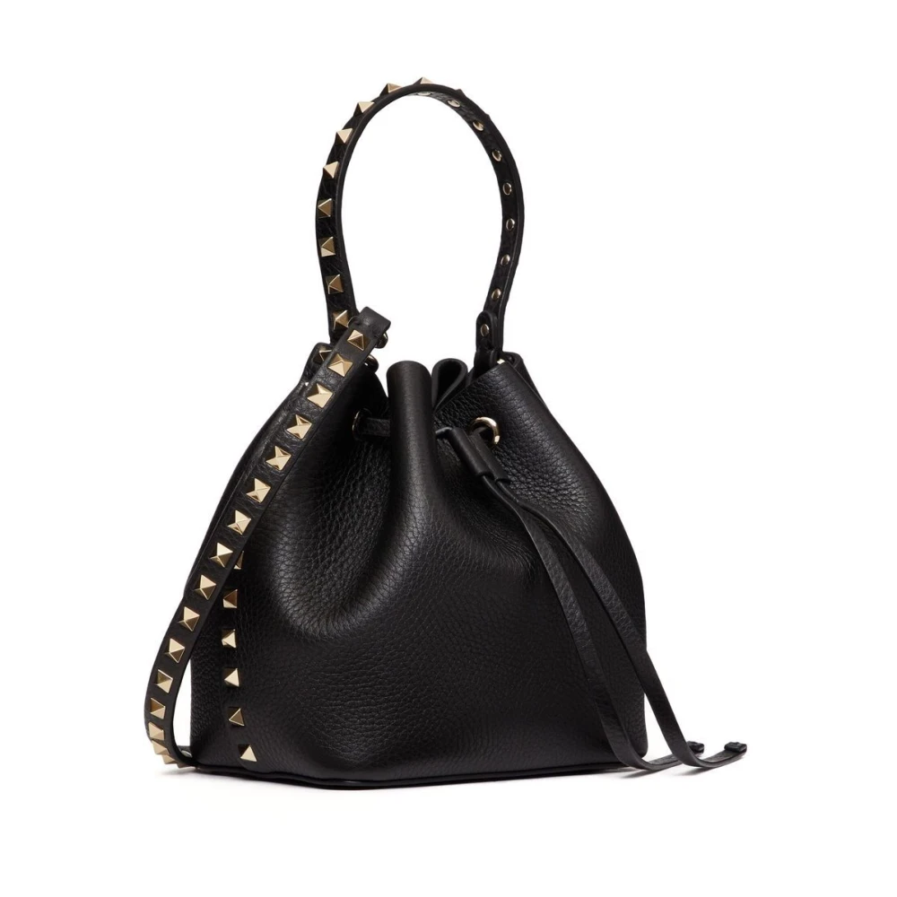 Valentino Garavani Zwarte Schoudertas Elegant Stijlvol Modern Black Dames