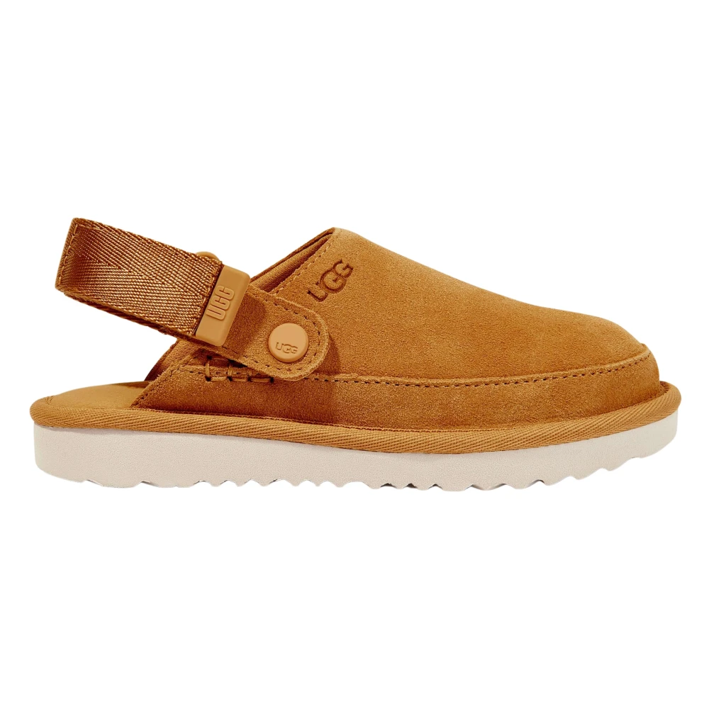 Ugg Unisex Kids Brown Goldenstar Clogs With Tpu Strap - Kids Boots - 28 1/2 Eu - Kids