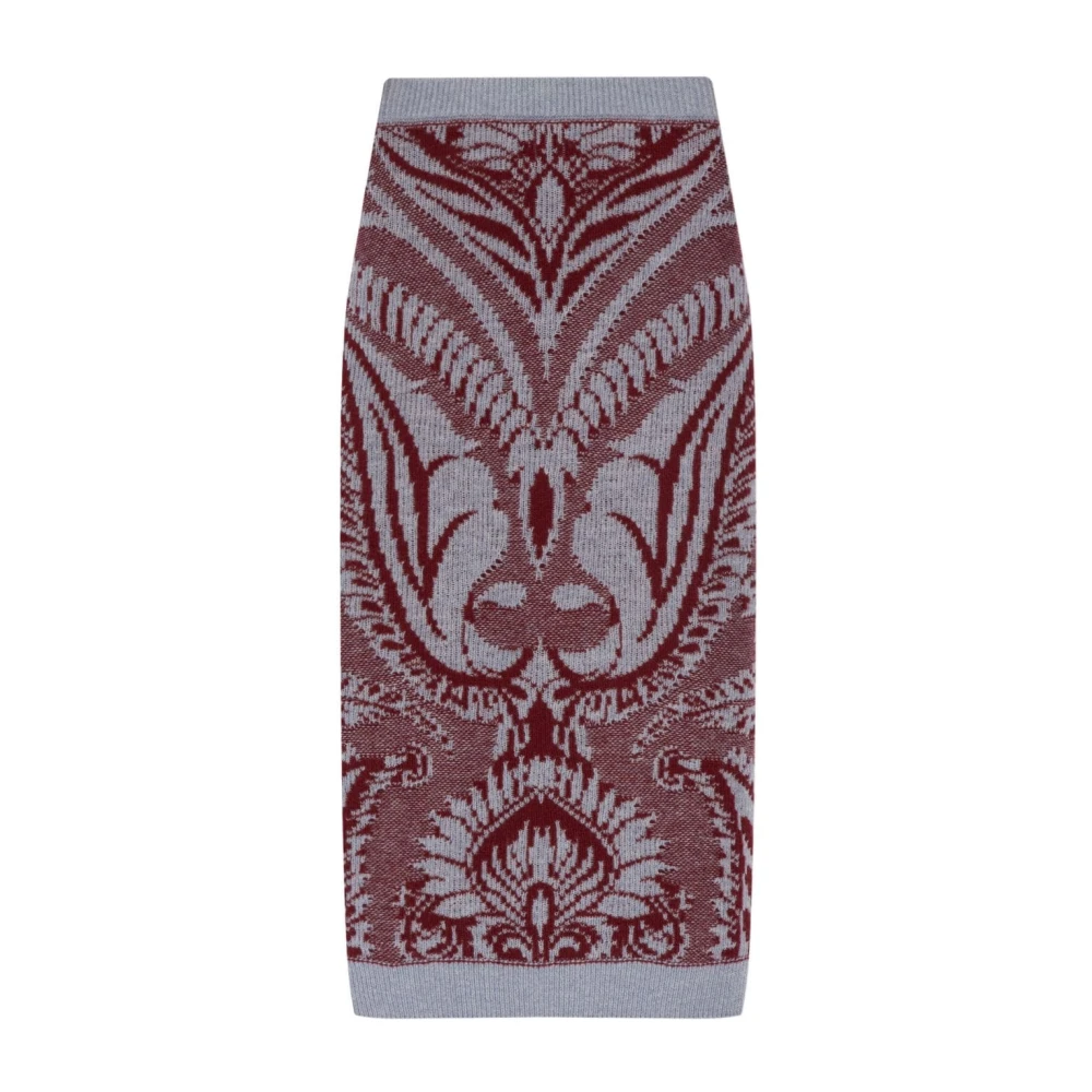 ETRO Mini Rok Multi Kleur Stijl Red Dames