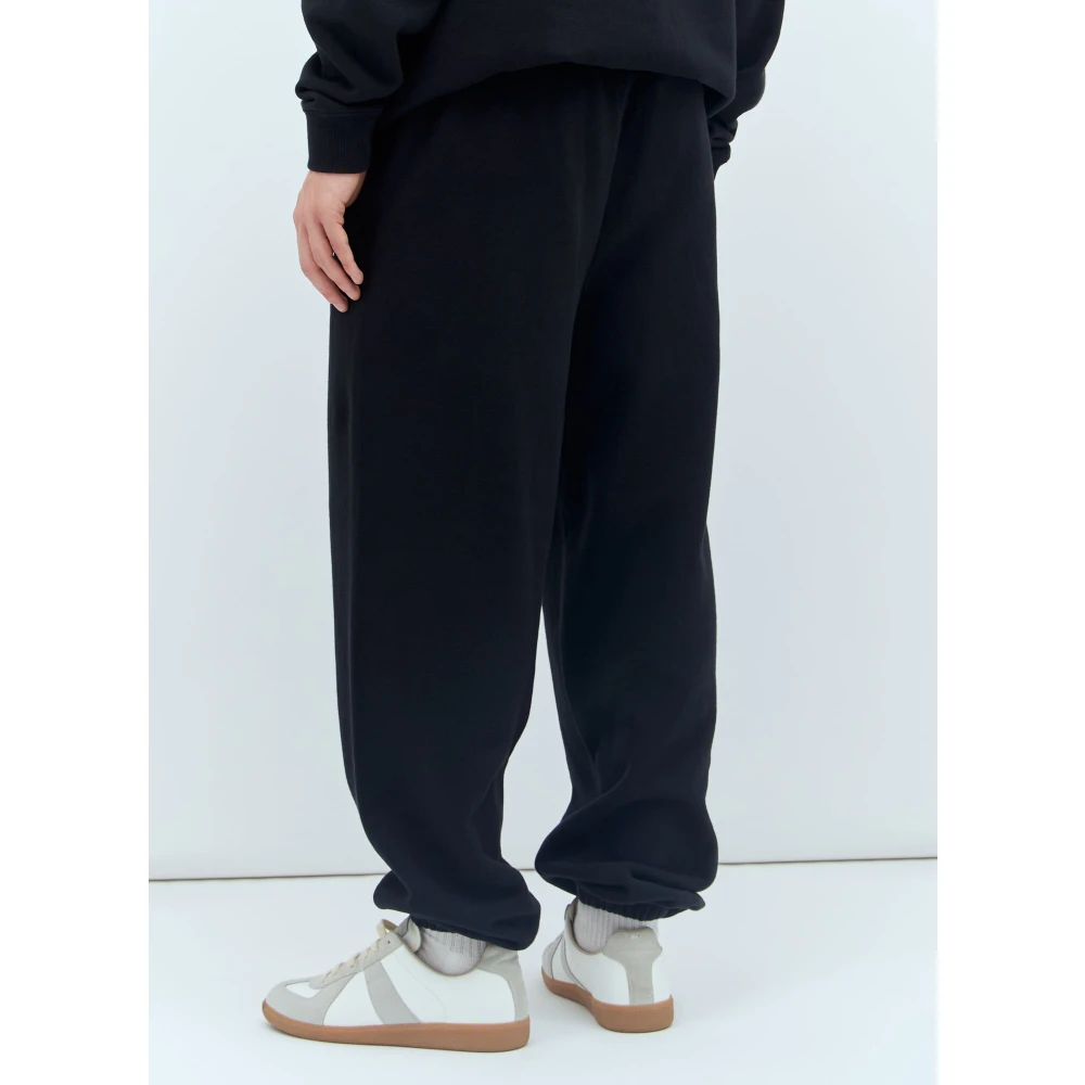 Awake NY Katoen Fleece Track Broek Black Heren