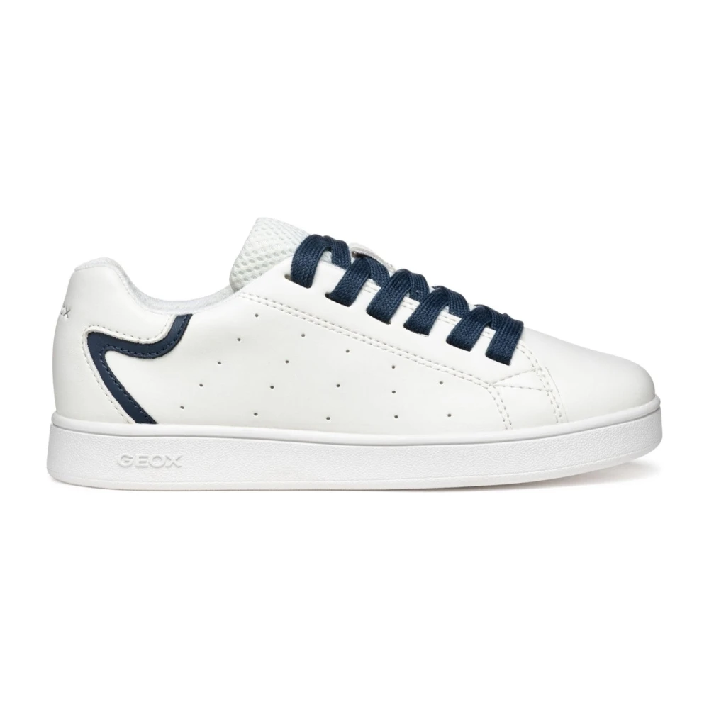 Geox Boys White Sneakers,, Kids Trainers Size 34 Eu