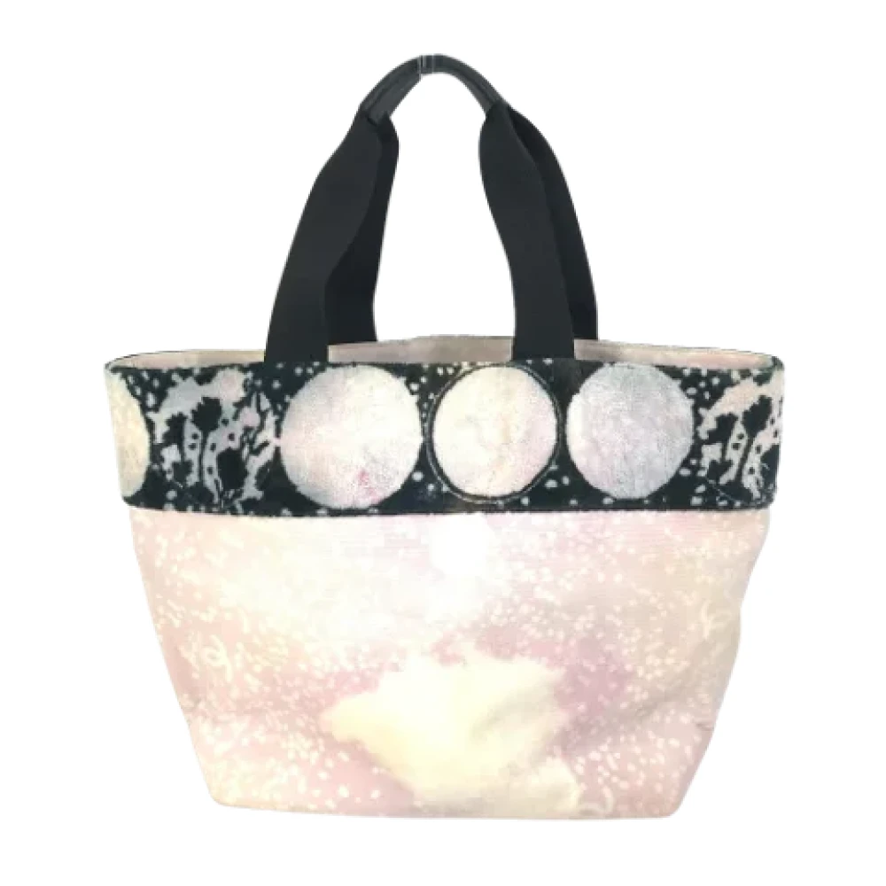 Chanel Vintage Pre-owned Cotton chanel-bags Pink Dames