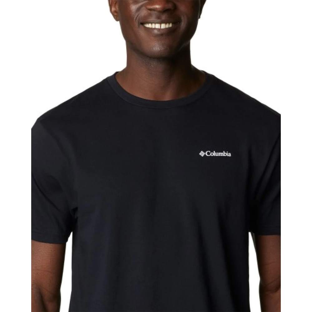 Columbia Heren Katoenen T-Shirt Black Heren