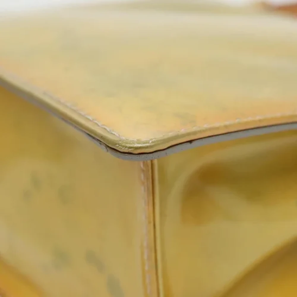 Louis Vuitton Vintage Pre-owned Leather handbags Yellow Dames