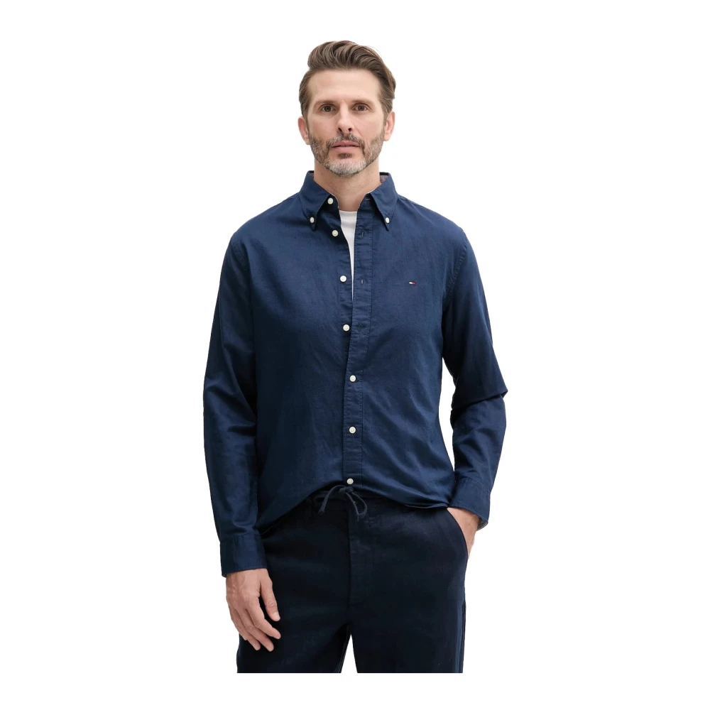Tommy Hilfiger , Herren, Shirts, Blau, M