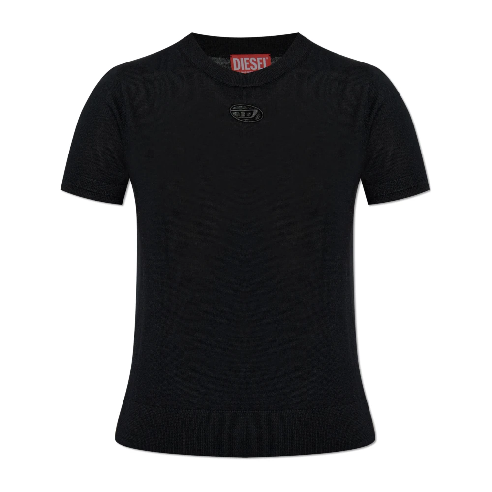 Diesel Kvinno Svart Toppar Dam, Xs, Top M-Aline