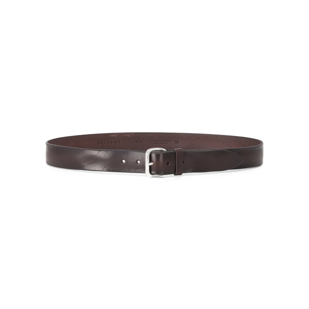 Orciani Homme Marron Accessoires, Brun, Taille: 100 Cm Smooth Leather Belt