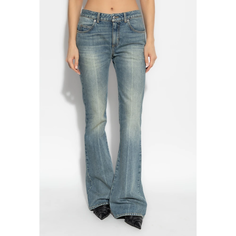 alexander mcqueen Jeans met licht uitlopende pijpen Blue Dames