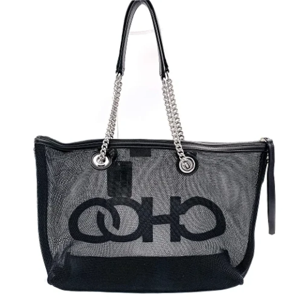 Jimmy Choo Pre-owned Leather totes Black Dames