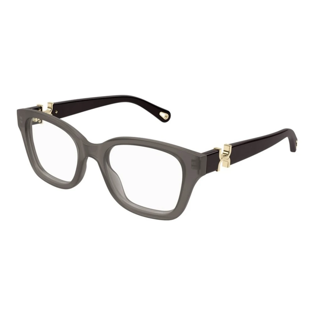 Chloé Women's Gray Glasses, 51 Mm, Squared Eyeglasses