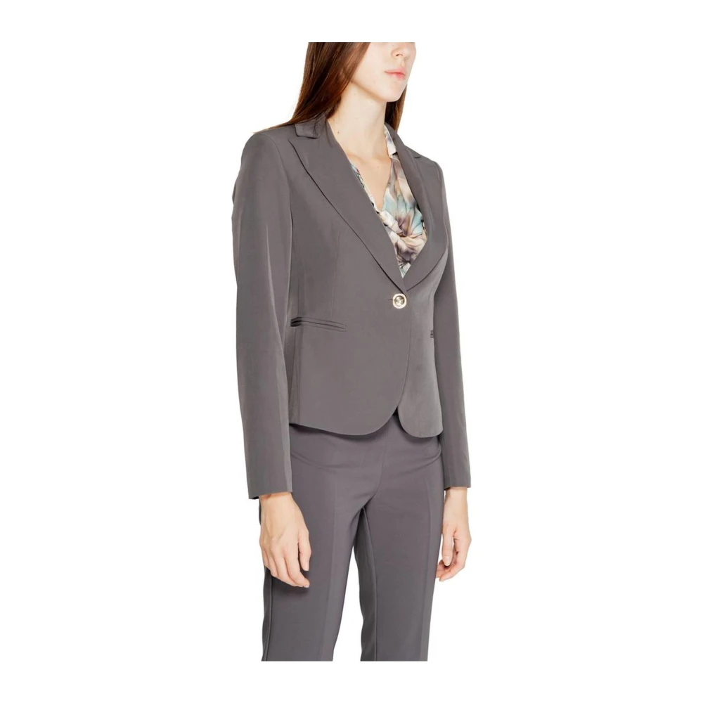 RINASCIMENTO Elastane Blend Blazer Gray Dames