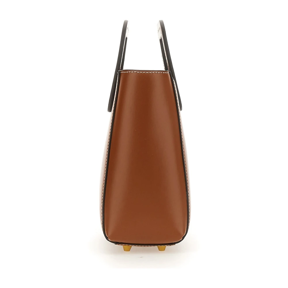 Staud Leren Handtas Brown Dames