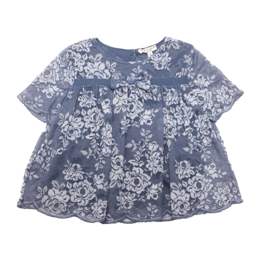 Twinset Girls Blue 4108An Blusa Top - Kids Blouses - 3 Y - Kids