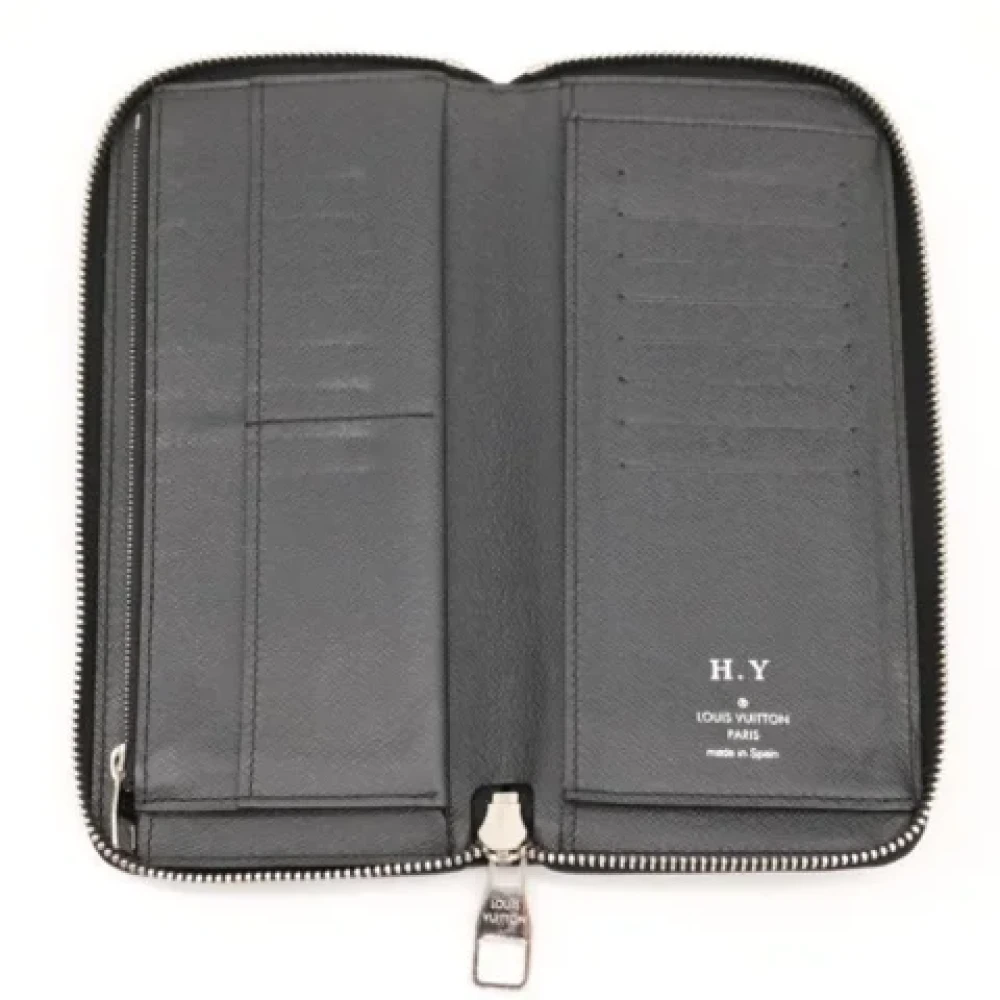 Louis Vuitton Vintage Pre-owned Leather wallets Black Heren