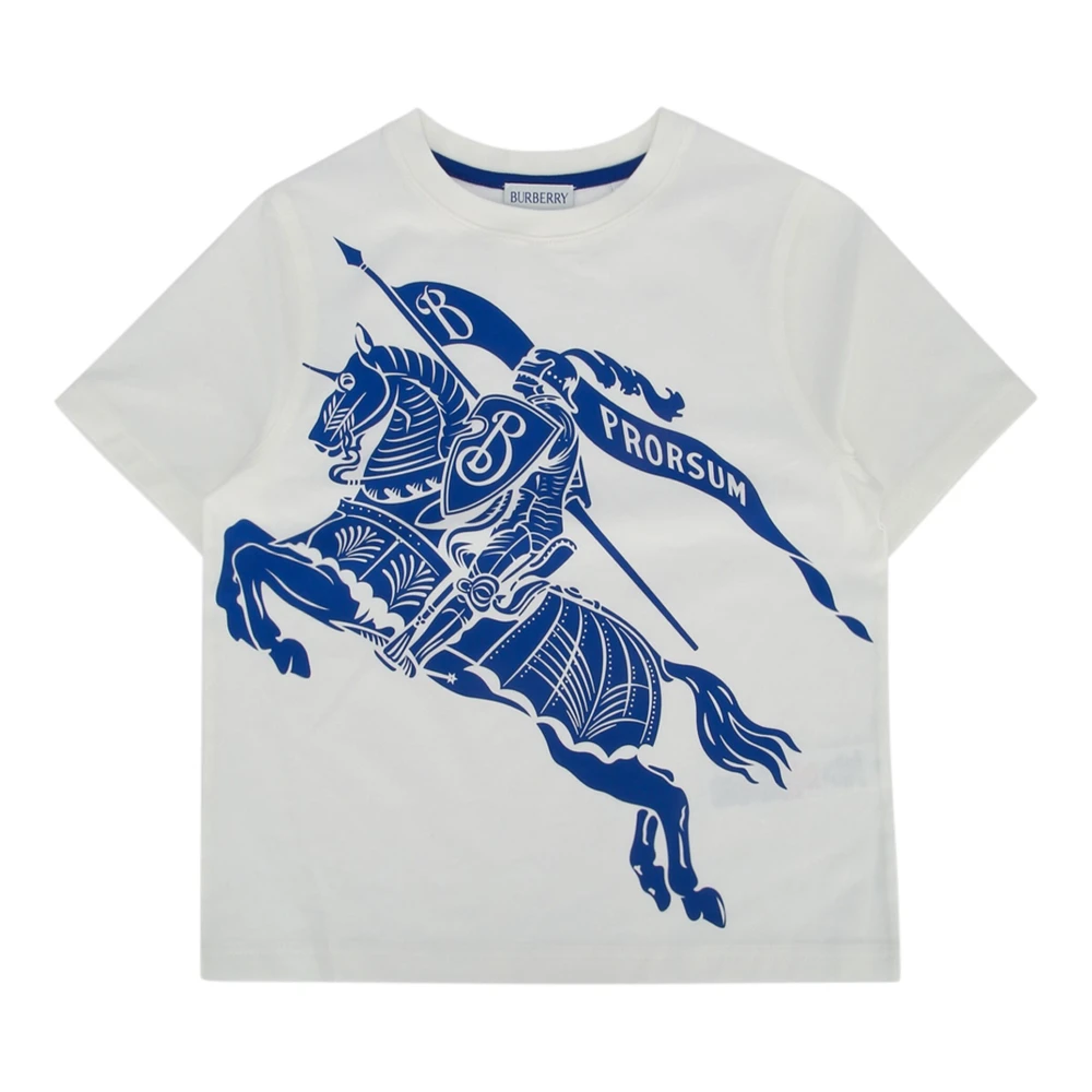 Burberry Barn Equestrian Knight Design T-shirt White, Flicka