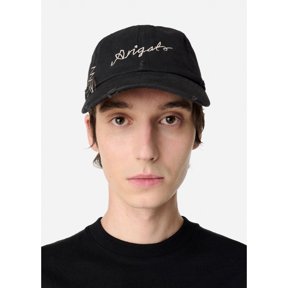 Axel Arigato Seam Distressed Cap Black Unisex