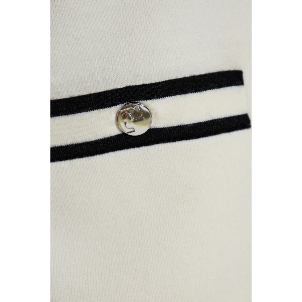 TORY BURCH Wollen vest 'Kendra' Beige Dames