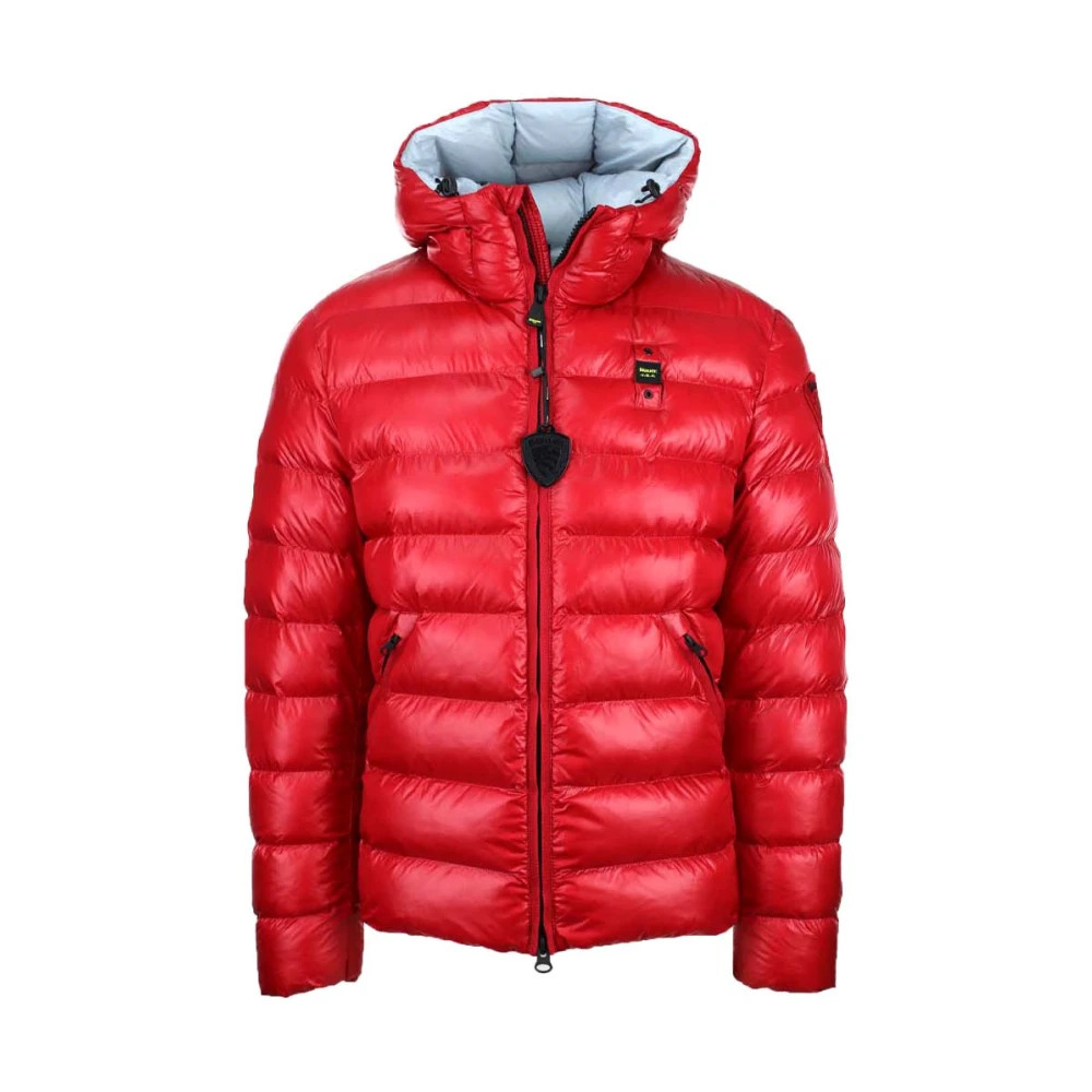 Blauer Rode Waterdichte Nylonjas Red Heren