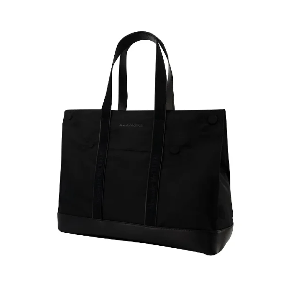 alexander mcqueen Fabric handbags Black Dames