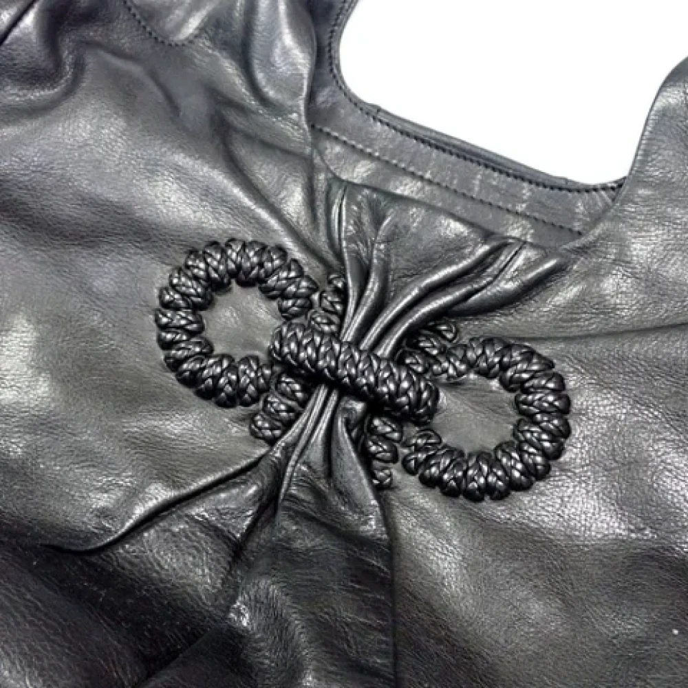 Salvatore Ferragamo Pre-owned Leather totes Black Dames