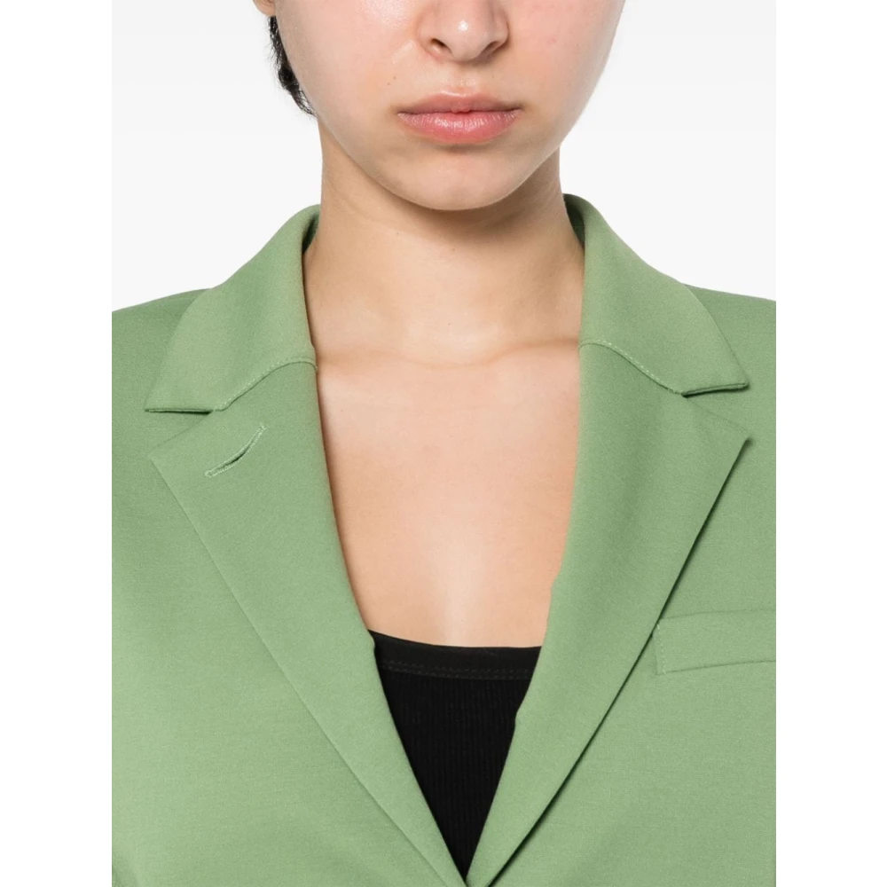 Harris Wharf London Apple Green Stretch-Jersey Blazer voor dames Green Dames